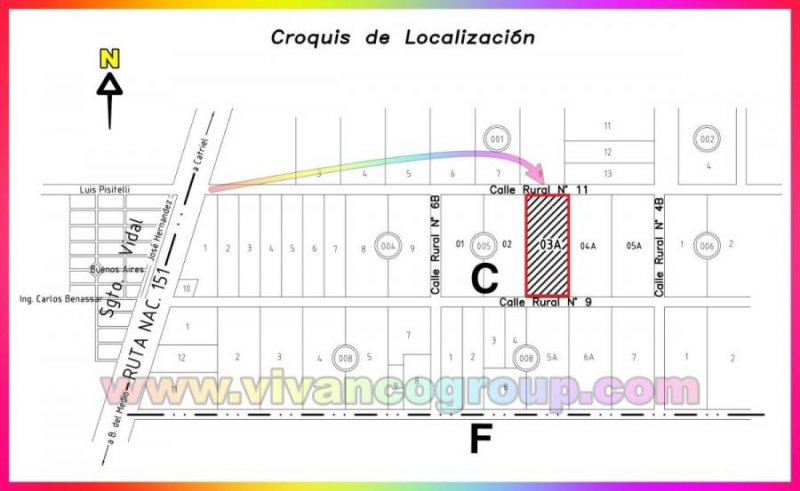 Campo en Venta en  Sargento Vidal, Río Negro