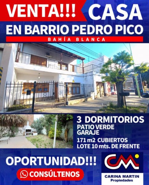 Casa en Venta en Pedro Pico Bahia Blanca, Buenos Aires