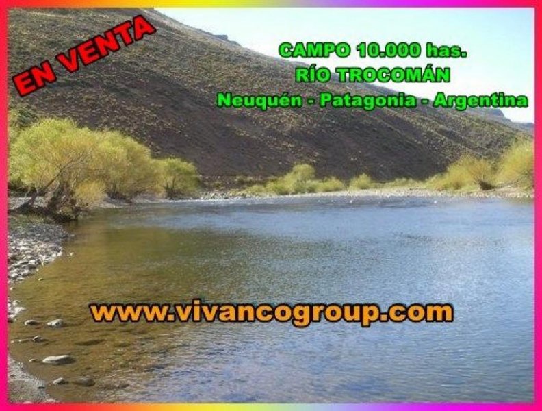 Campo en Venta en  Río Trocomán, Neuquen