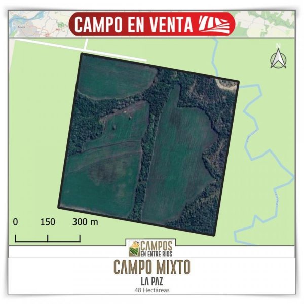 Campo en Venta en  La Paz, Entre Rios