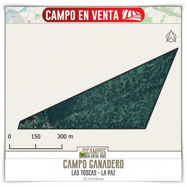 Campo en Venta en  La Paz, Entre Rios