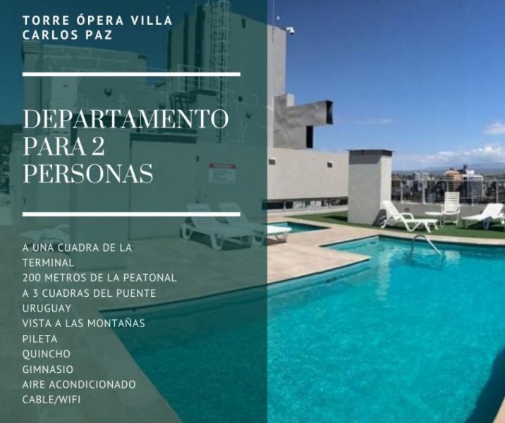 Departamento en Alquiler por temporada en CENTRO Villa Carlos Paz, Córdoba