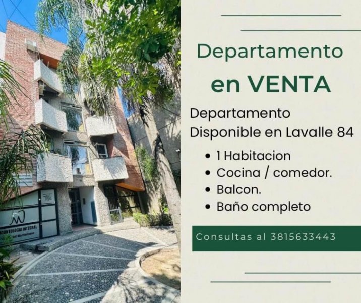 Departamento en Venta en Barrio Sur San Miguel De Tucuman, Tucumán