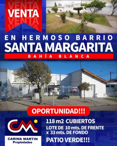 Casa en Venta en Santa Margarita Bahia Blanca, Buenos Aires