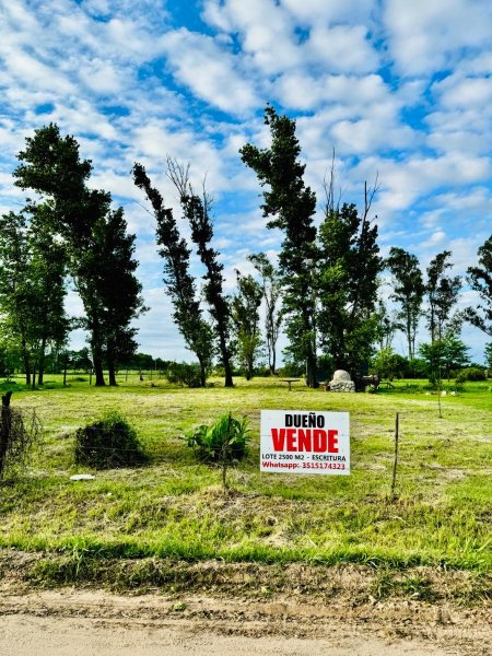 Terreno en Anisacate de 2500m2