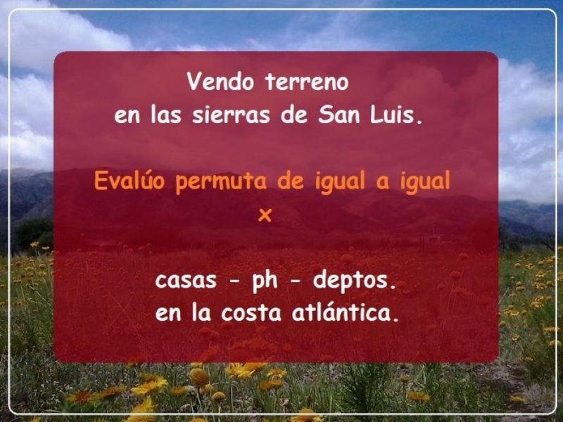 Terreno en Venta en  San Luis, San Luis