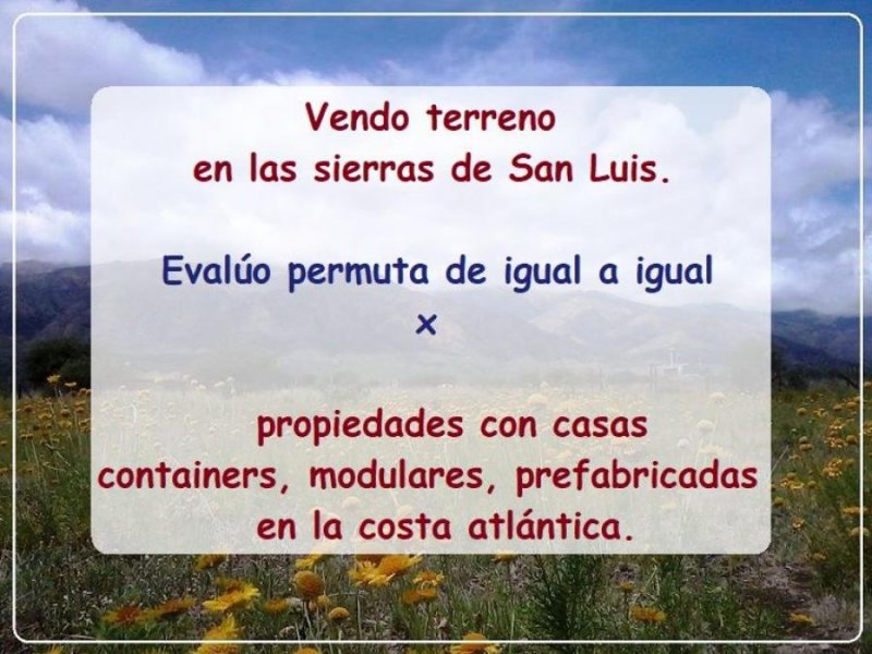 Terreno en Venta en  San Luis, San Luis